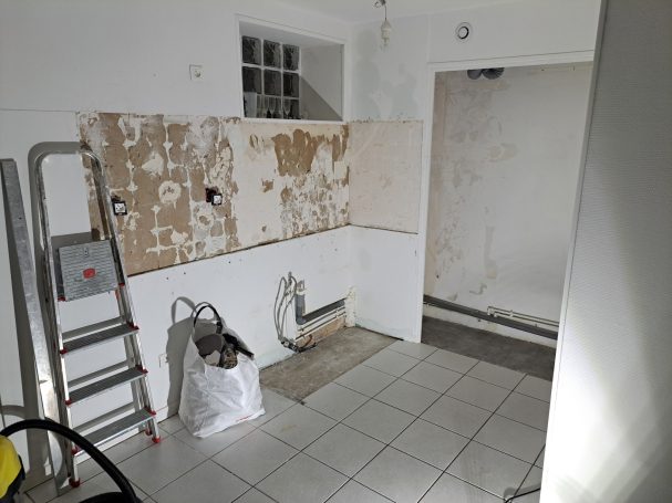 Rénovation cuisine d'un studio